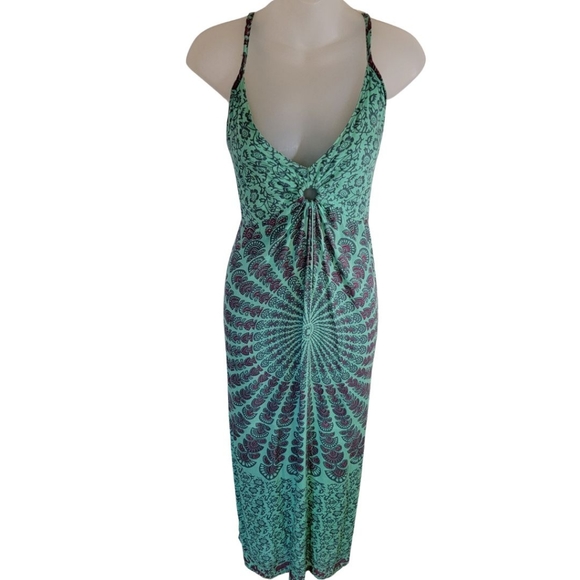 Cotton Beach Maxi Dress Mandala - Picture 2 of 8